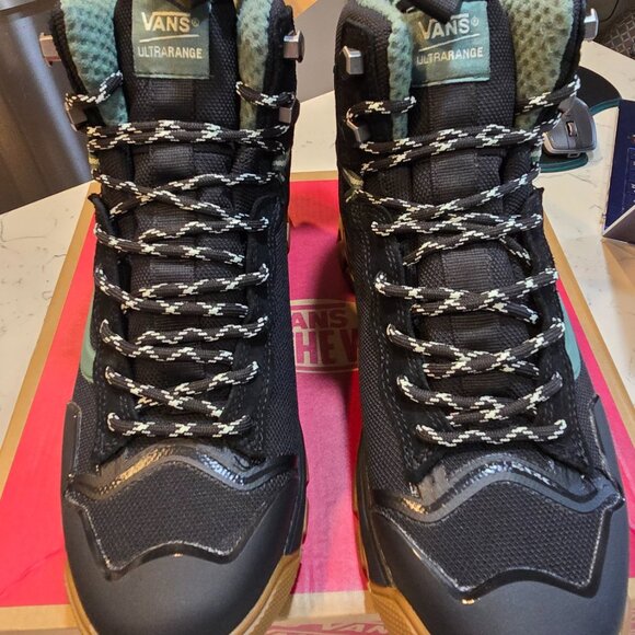 VANS UltraRange EXO Hi Gore-Tex MTE-3 Waterproof Black Duck Green Men's Size 8 - Picture 3 of 10